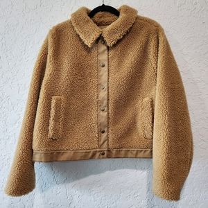 Madewell Sherpa Portland Teddy Jacket NWT XXL